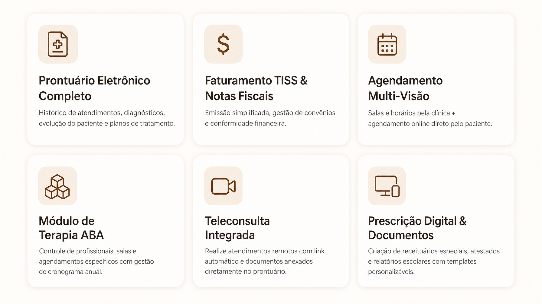 Mockup do dashboard Evolua com os principais módulos do sistema